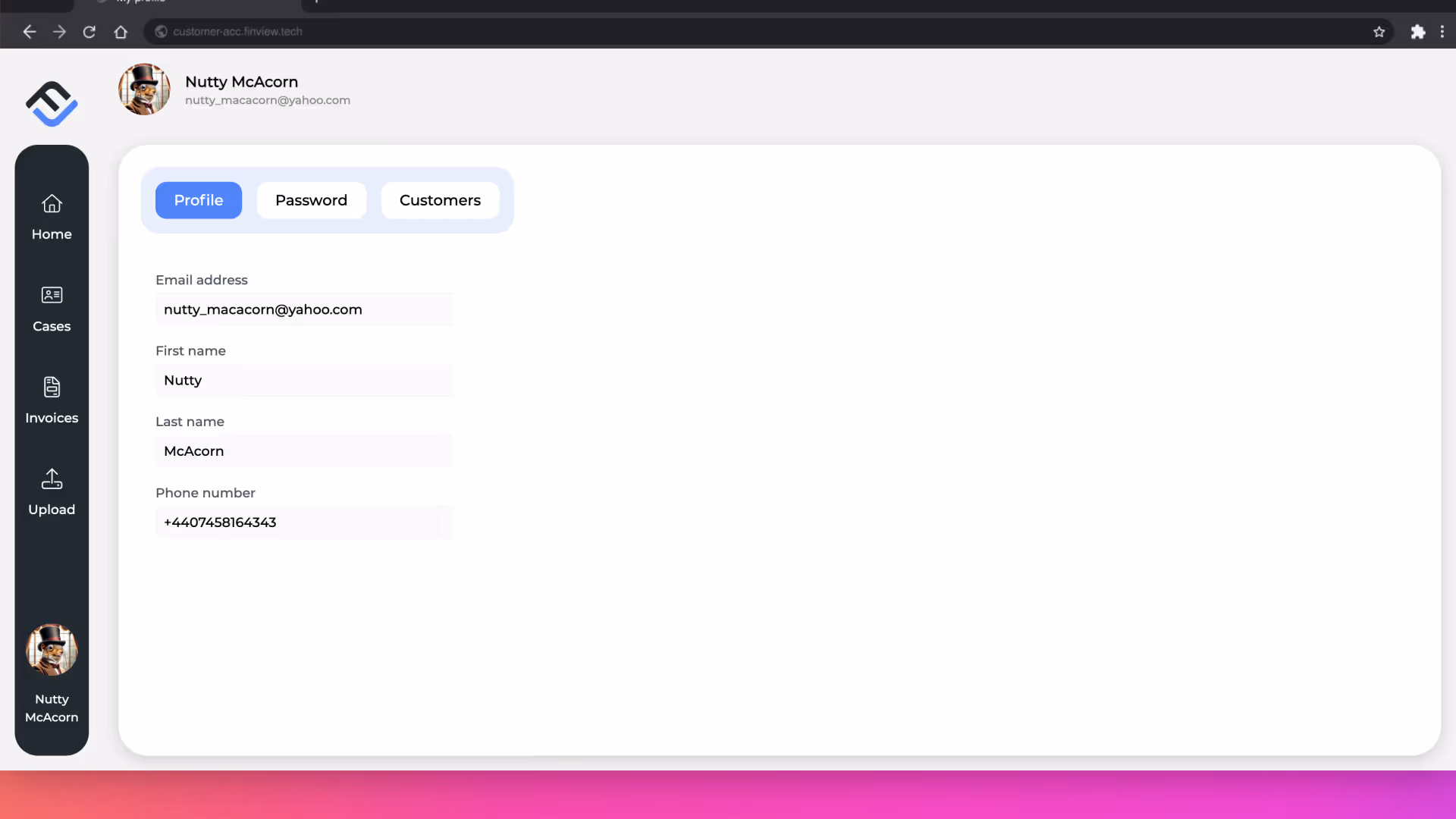 Your profile