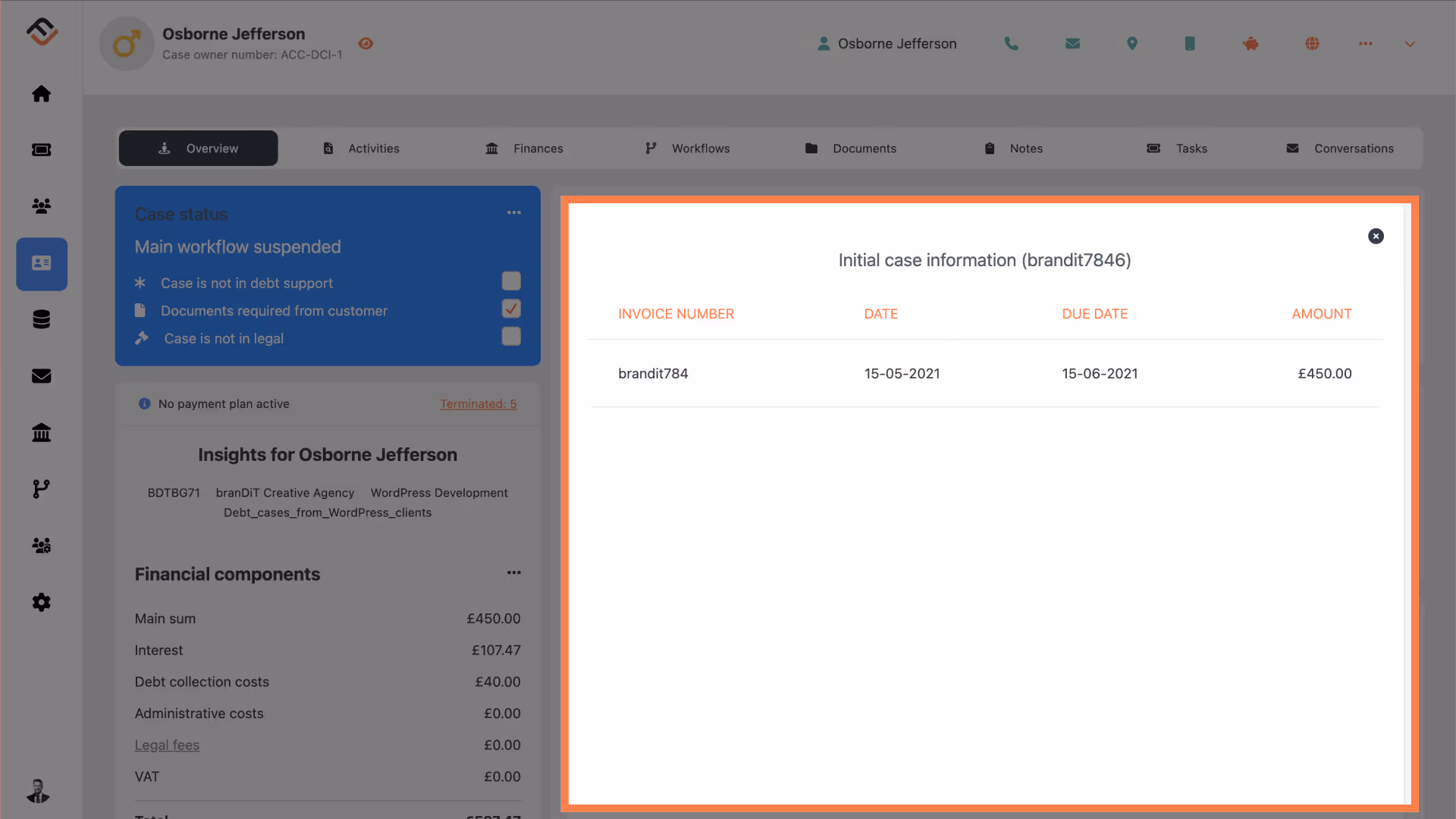 Invoices are now visible