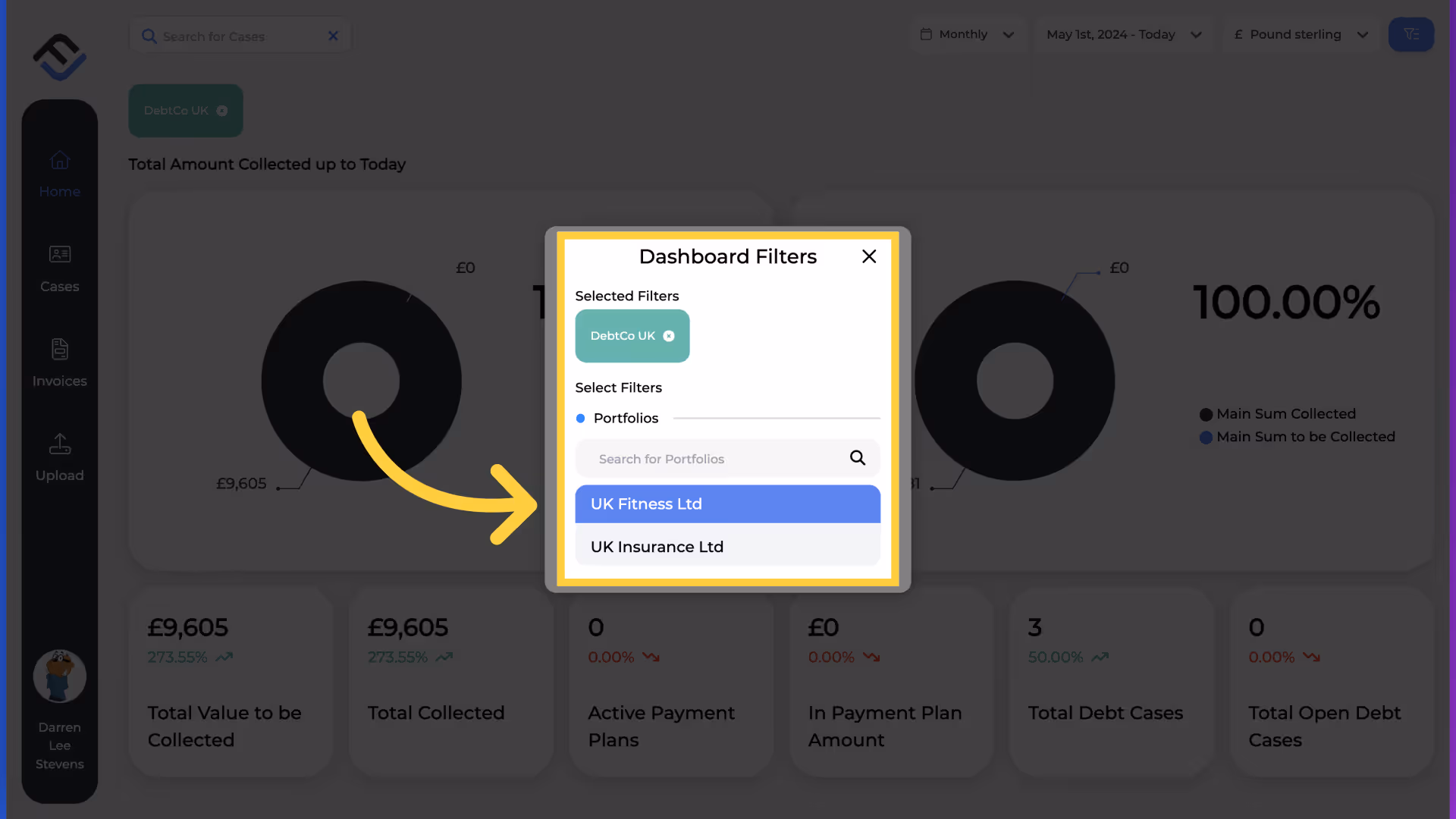 Choose the portfolio
