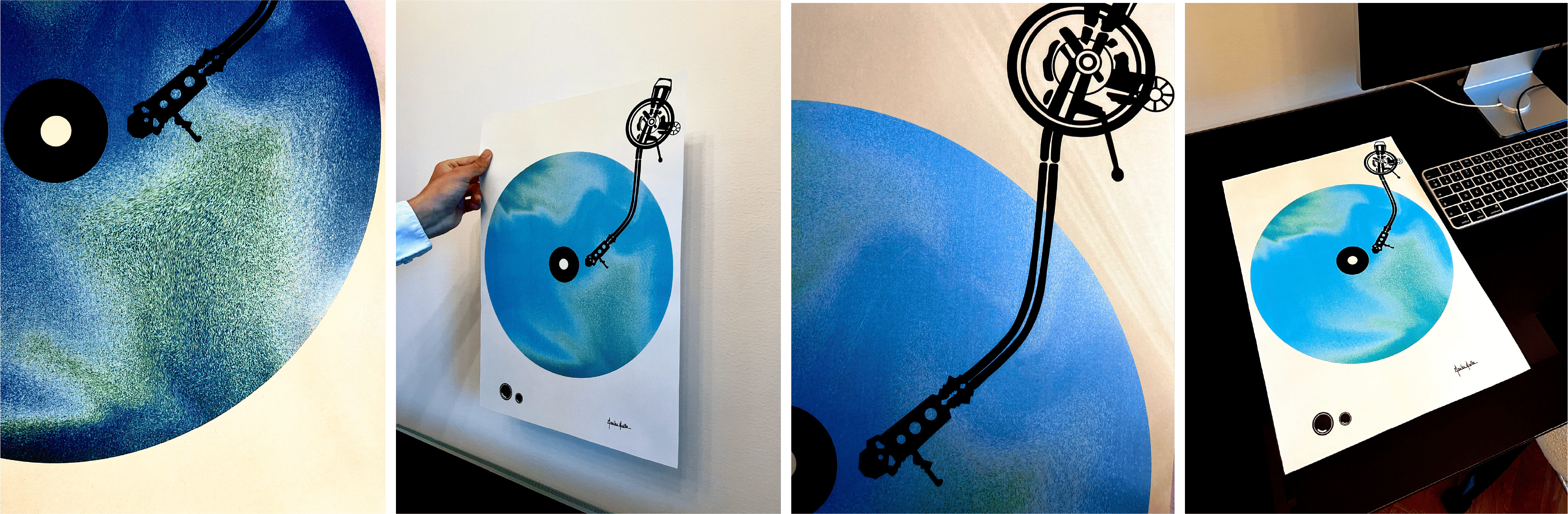 Poster Platine and Vibration Limited Edition Prints by Obzo Studio