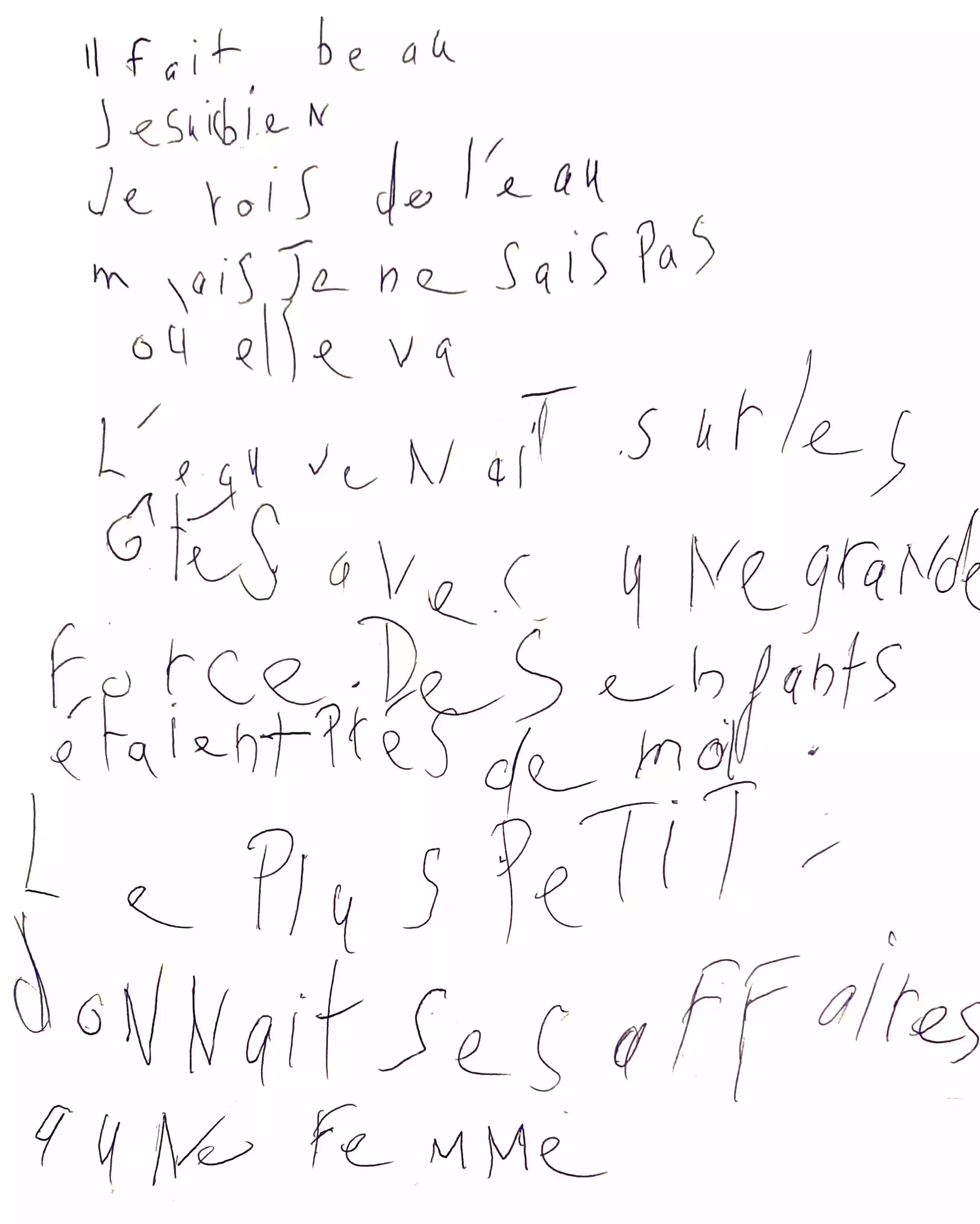 Dysgraphie et endurance