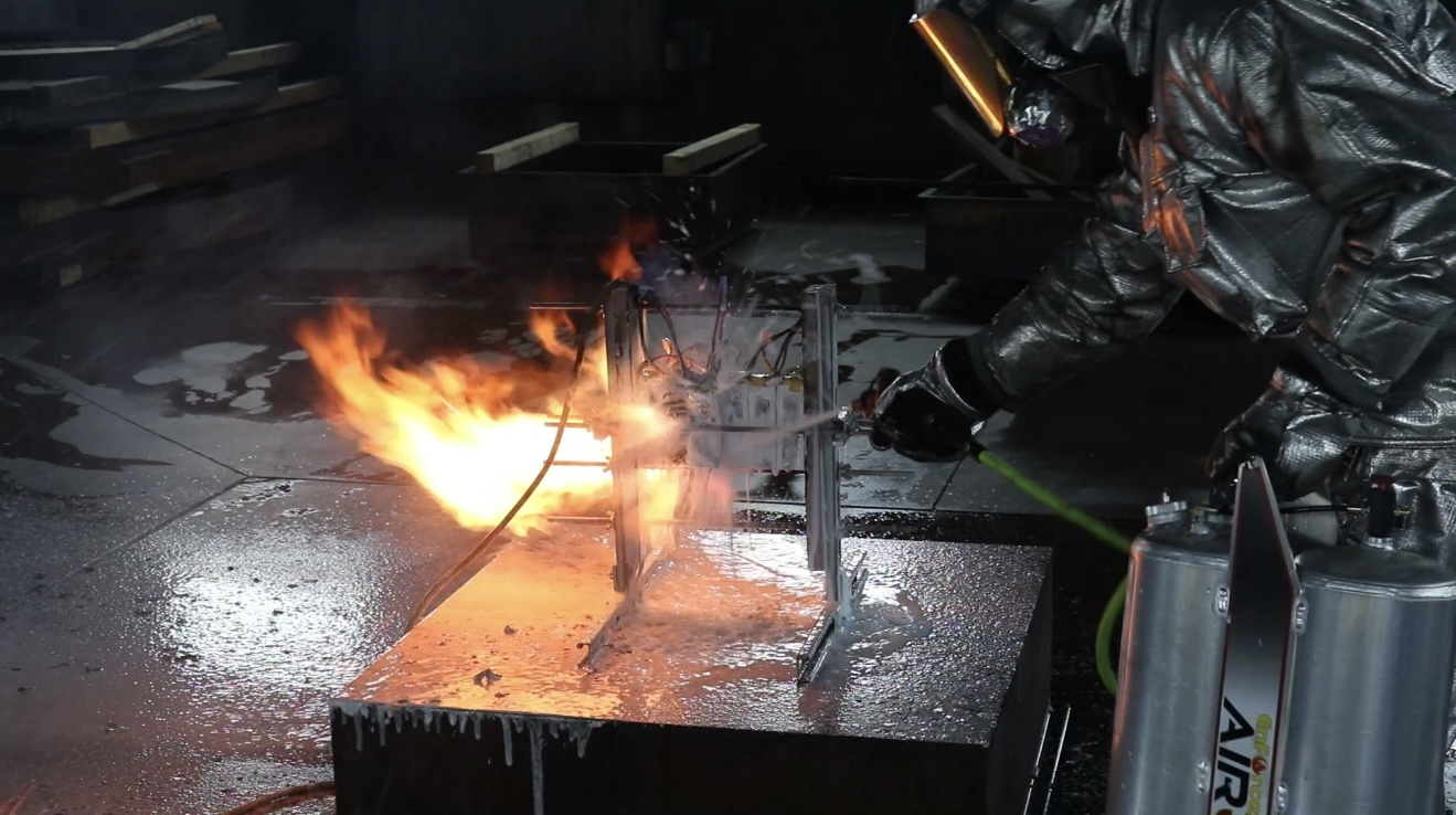 Graphic showing how AFFF harms the environment in the middle east