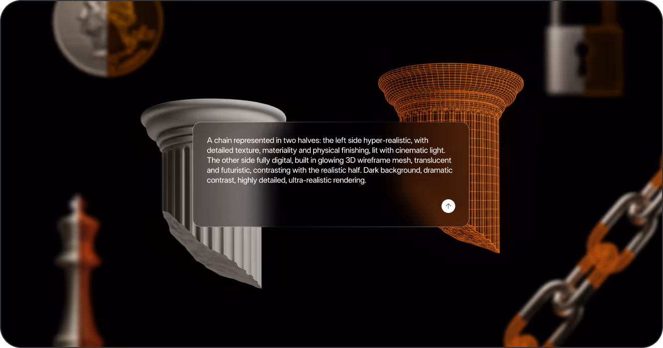 Illustration execution: half-realistic, half-digital pieces.