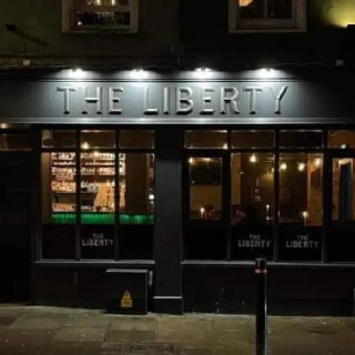 View of The Liberty bar from outside
