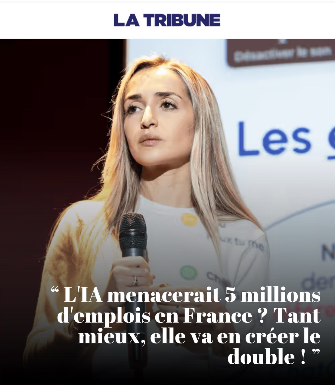 La tribune