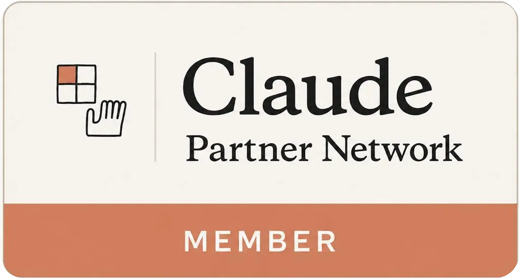 Badge Claude Partner Network, membre : AI Sisters fait partie du réseau de partenaires Claude.
