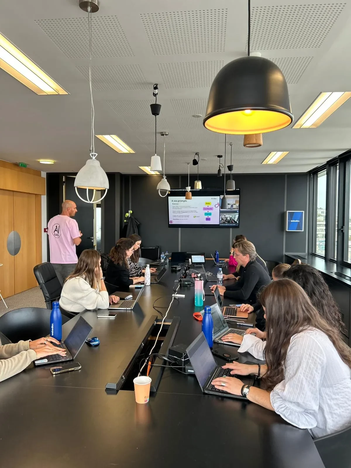 Session de formation IA pour une équipe de direction