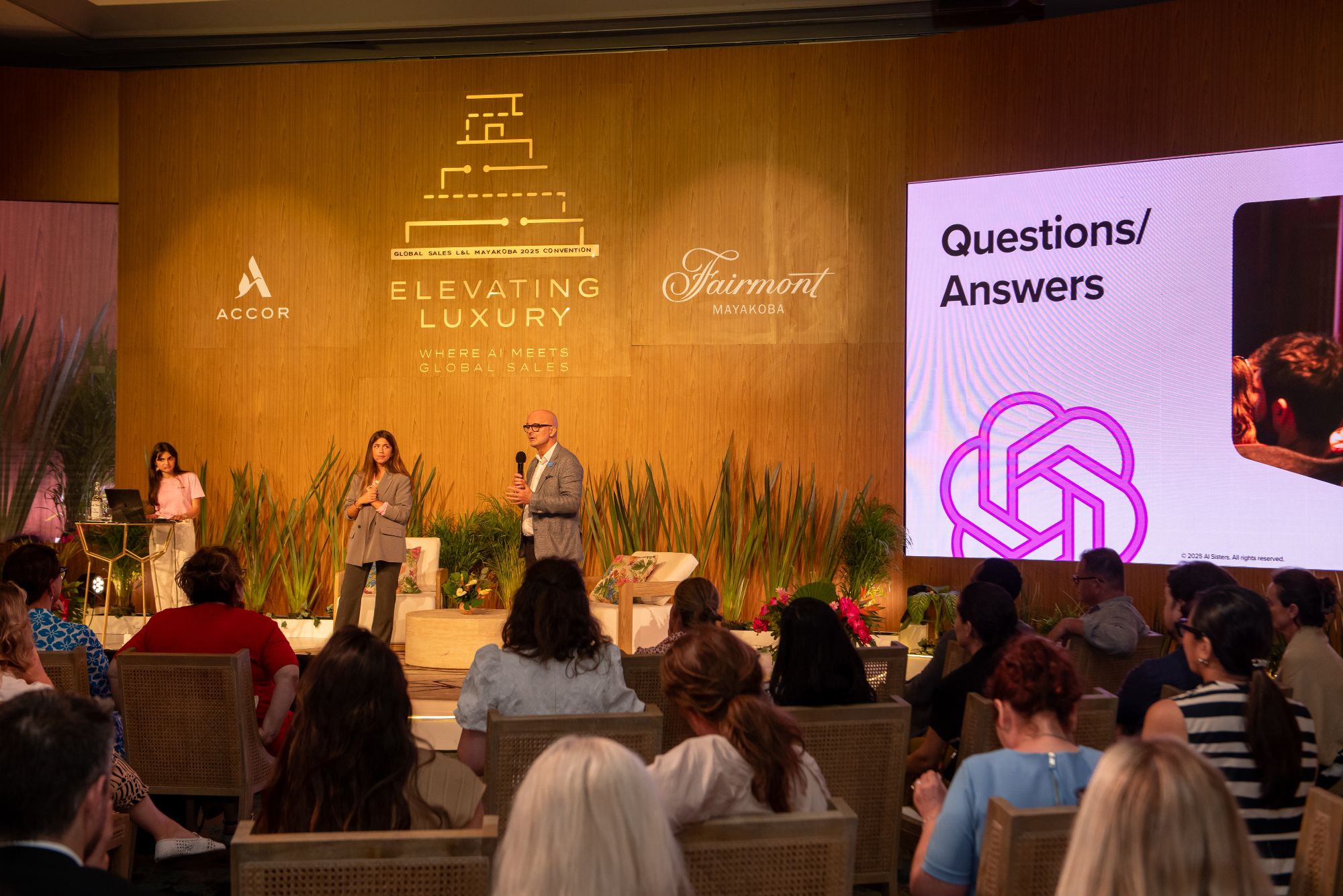 Session questions-réponses pendant le Show IA Accor