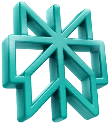Logo Perplexity en 3D