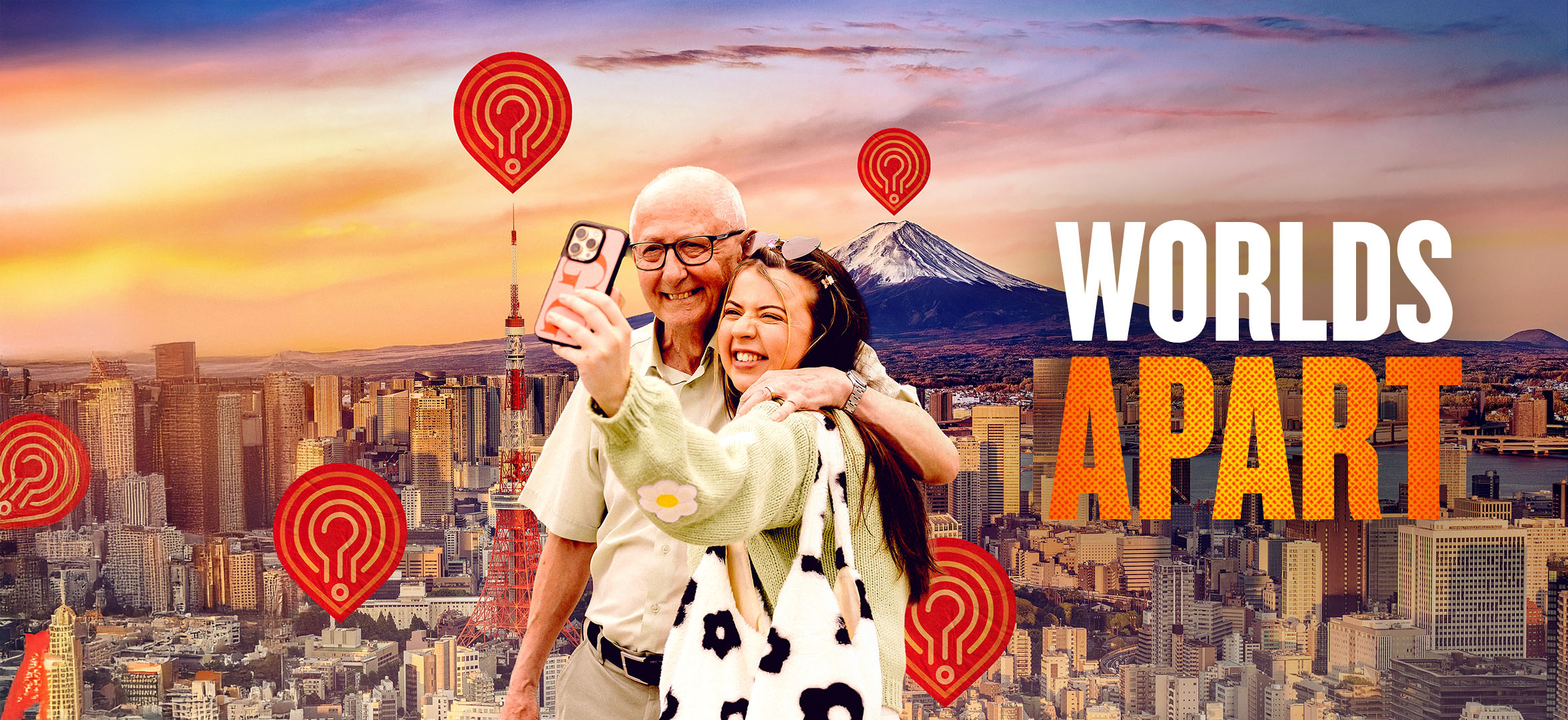 'I Kissed a Girl': Three members of the main cast of 'I Kissed a Girl' are featured in the image, with two of them kissing on the right. Above them, the neon text 'I Kissed A Girl' is displayed in pink and blue.