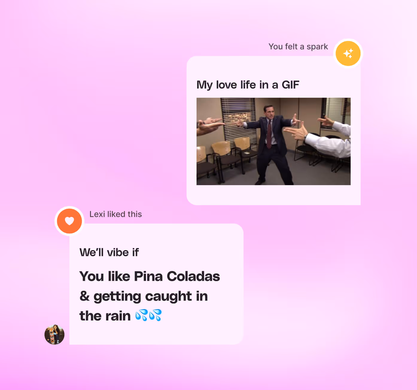 HUD app interactive chat elements