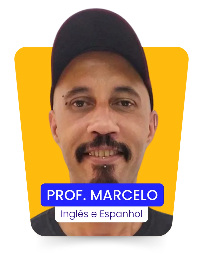 PROF. MARCELO, Inglês e Espanhol da Filadd