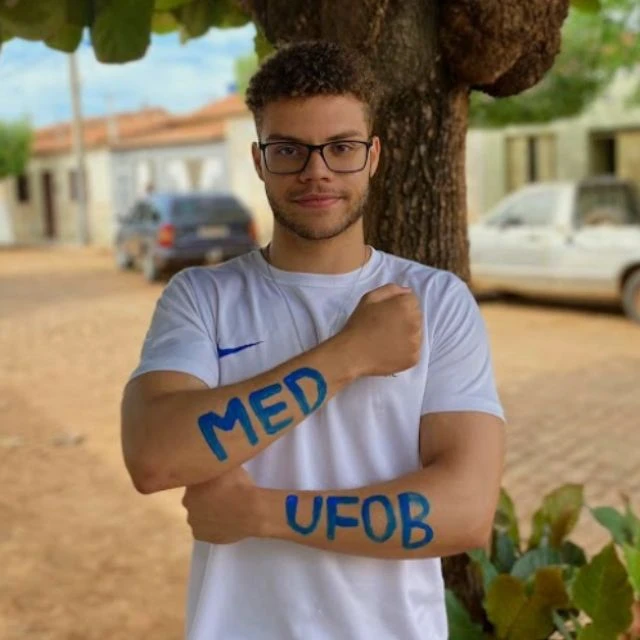 Foto de Gustavo, estudante da Filadd
