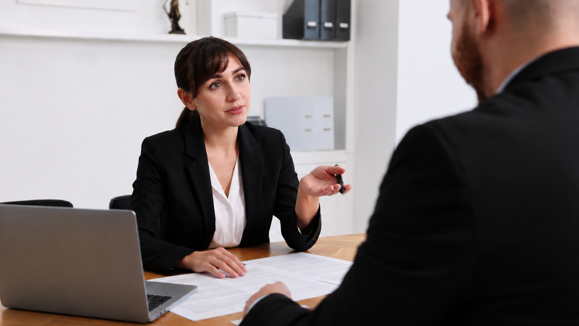 Family lawyer providing strategic advice about trusts and property settlement.