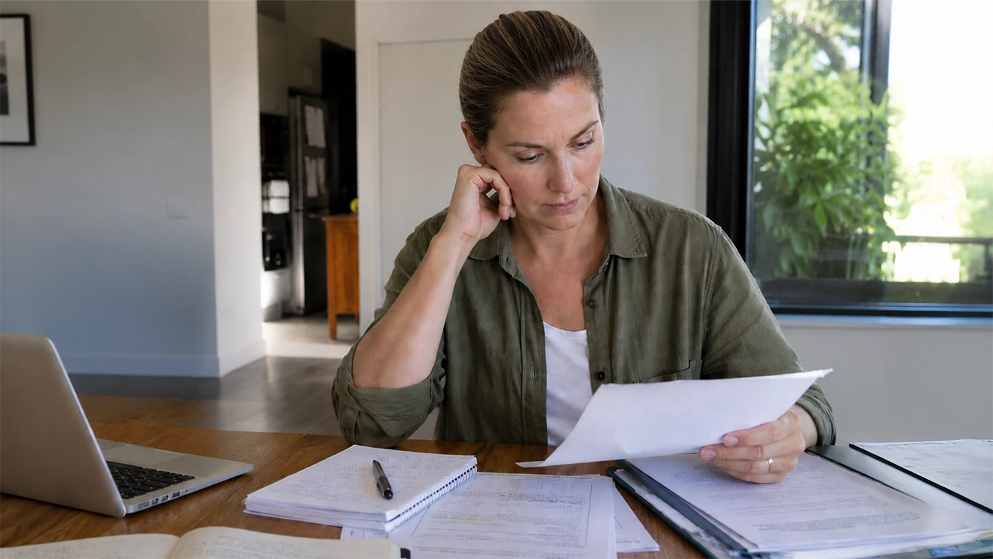 Person preparing emotionally and practically before meeting a family lawyer.