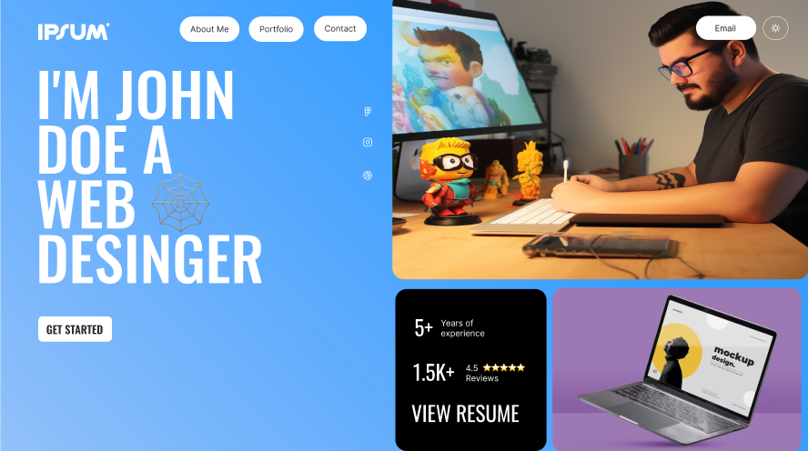 Simple-portfolio-page