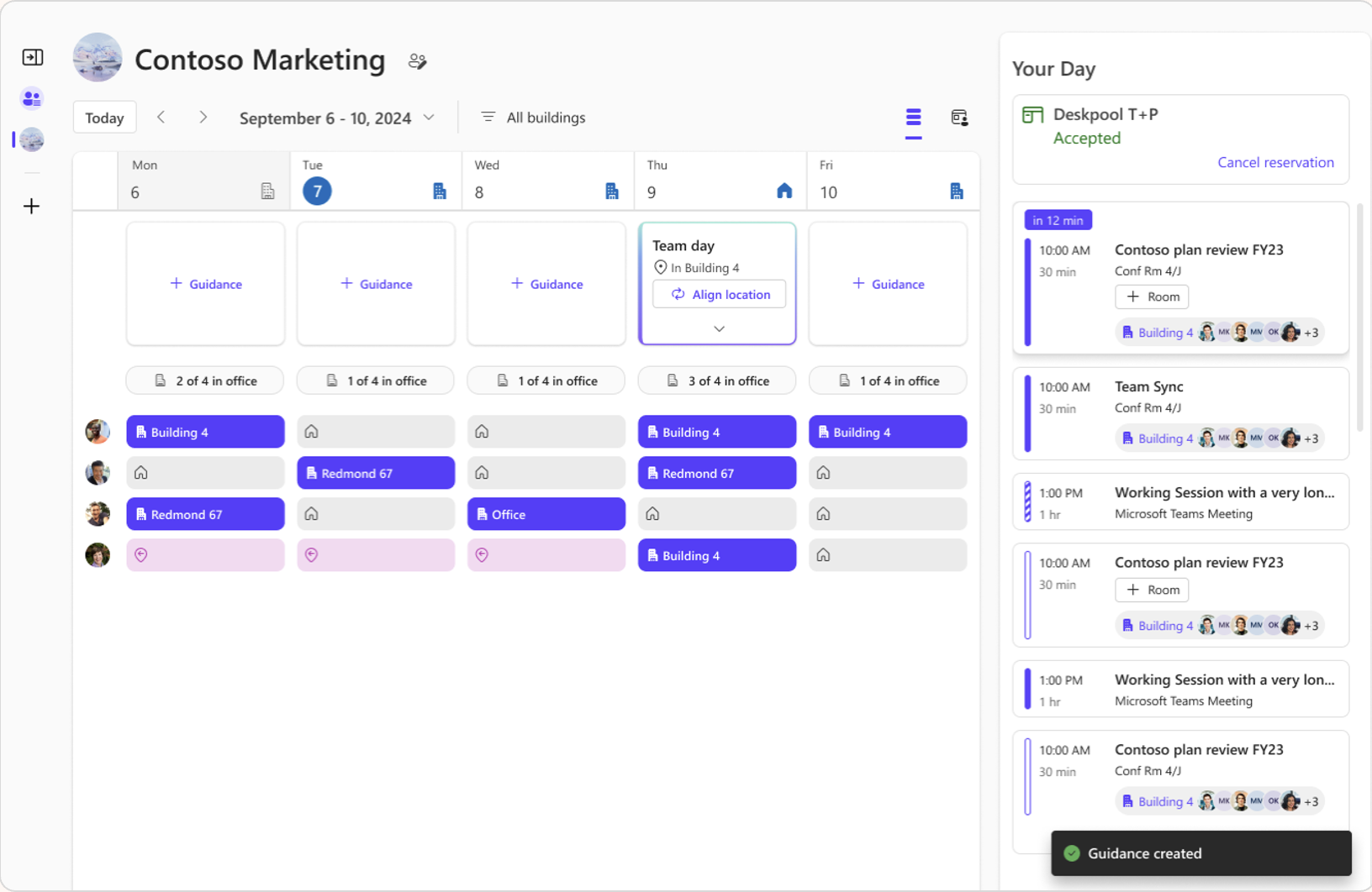 Dashboard mockup