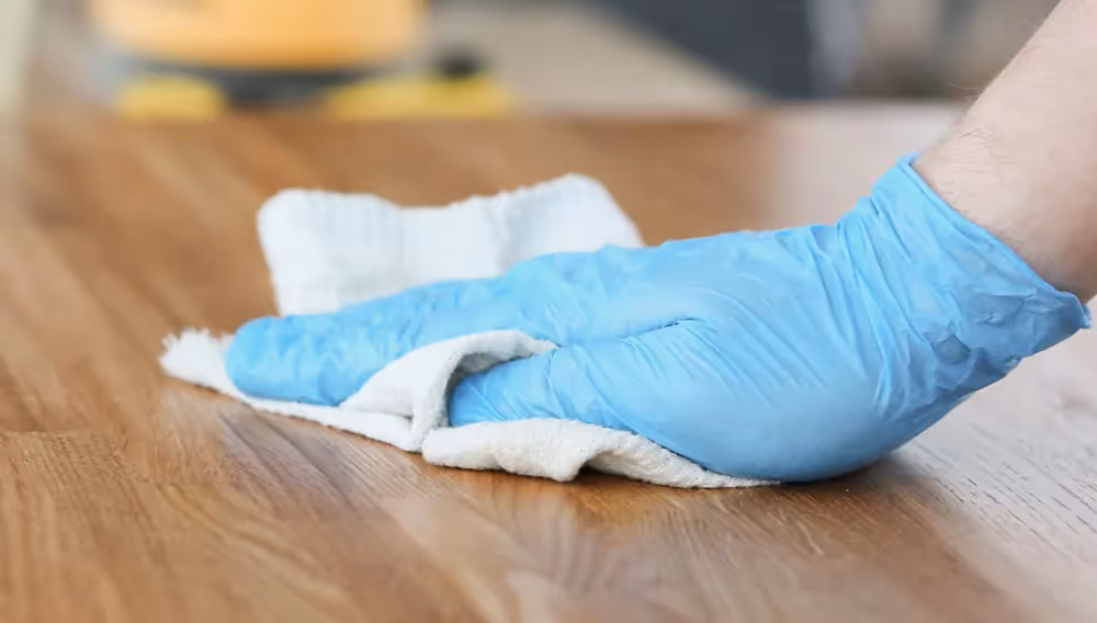 Bodenleger Scholl Parkett Vorbereitung