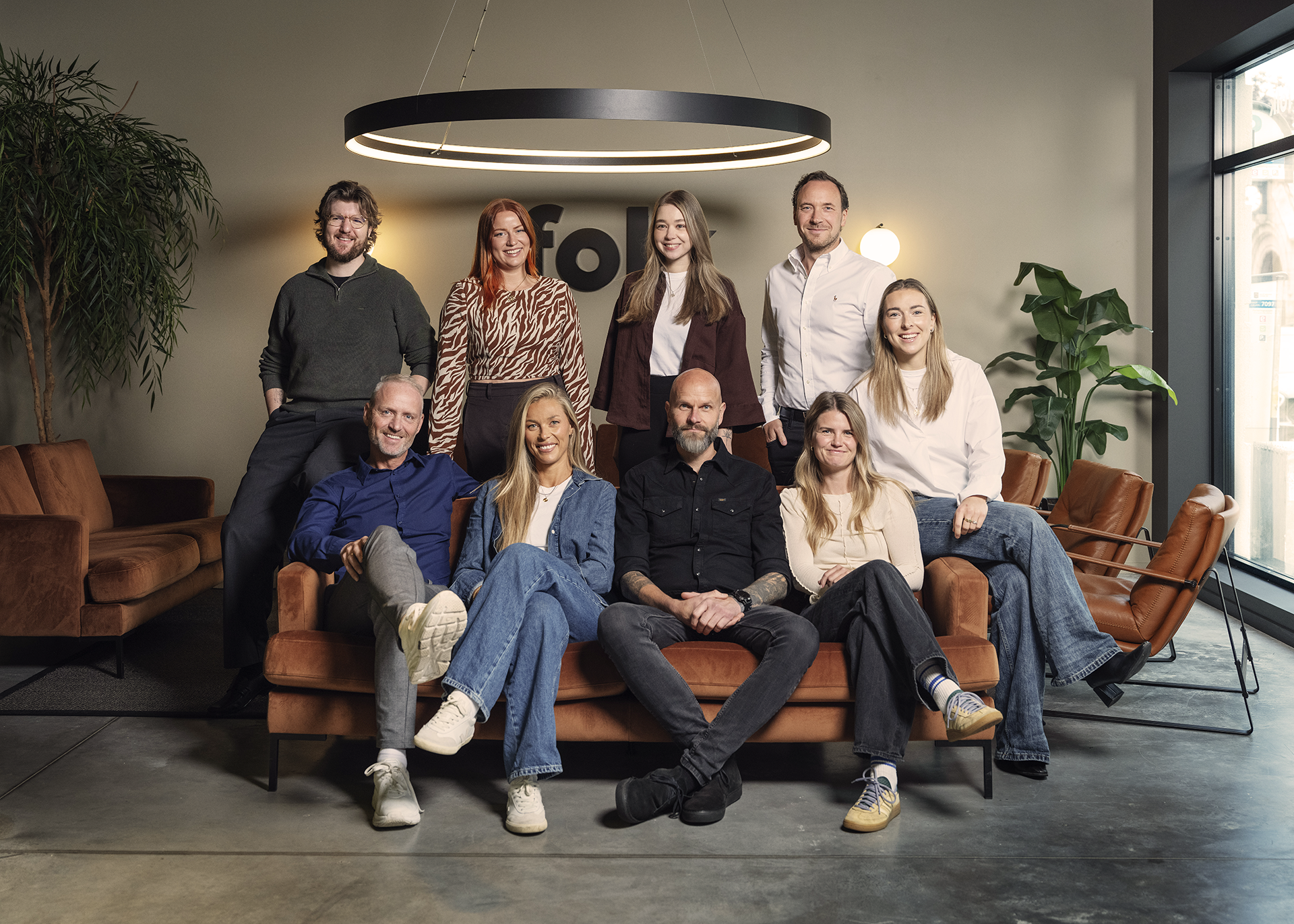Bilde av ansatte fra Folk Kommunikasjon