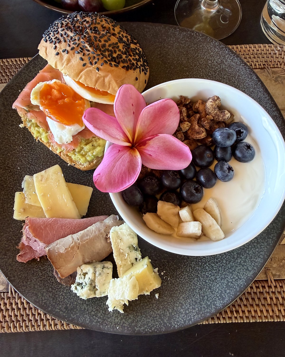 a breakfast plate
