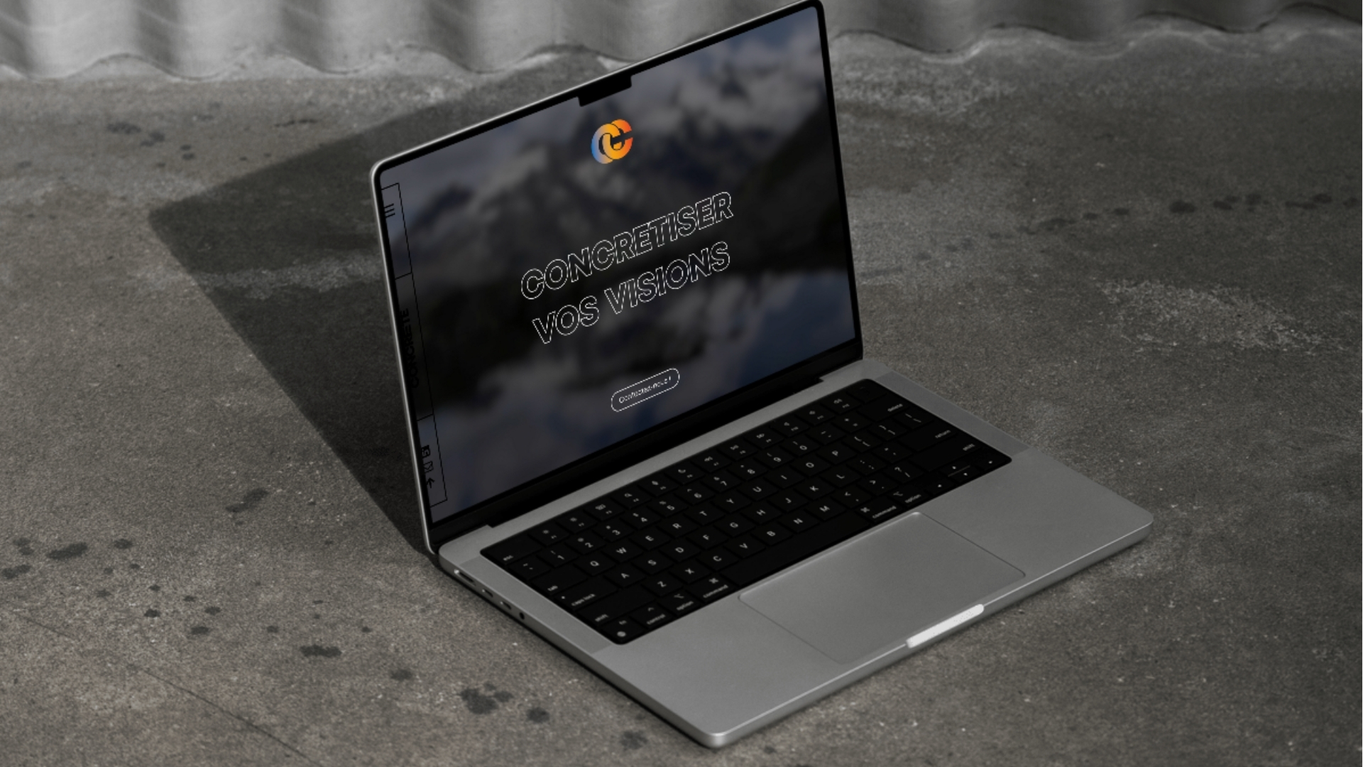 Site internet Concrete par BZZ Studio - Agence de communication 