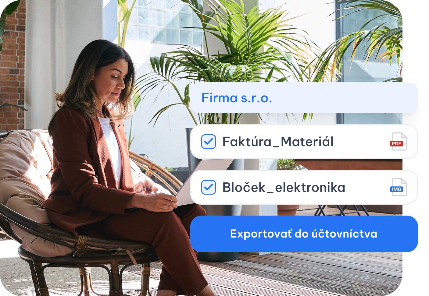 Účtovník spracováva doklady