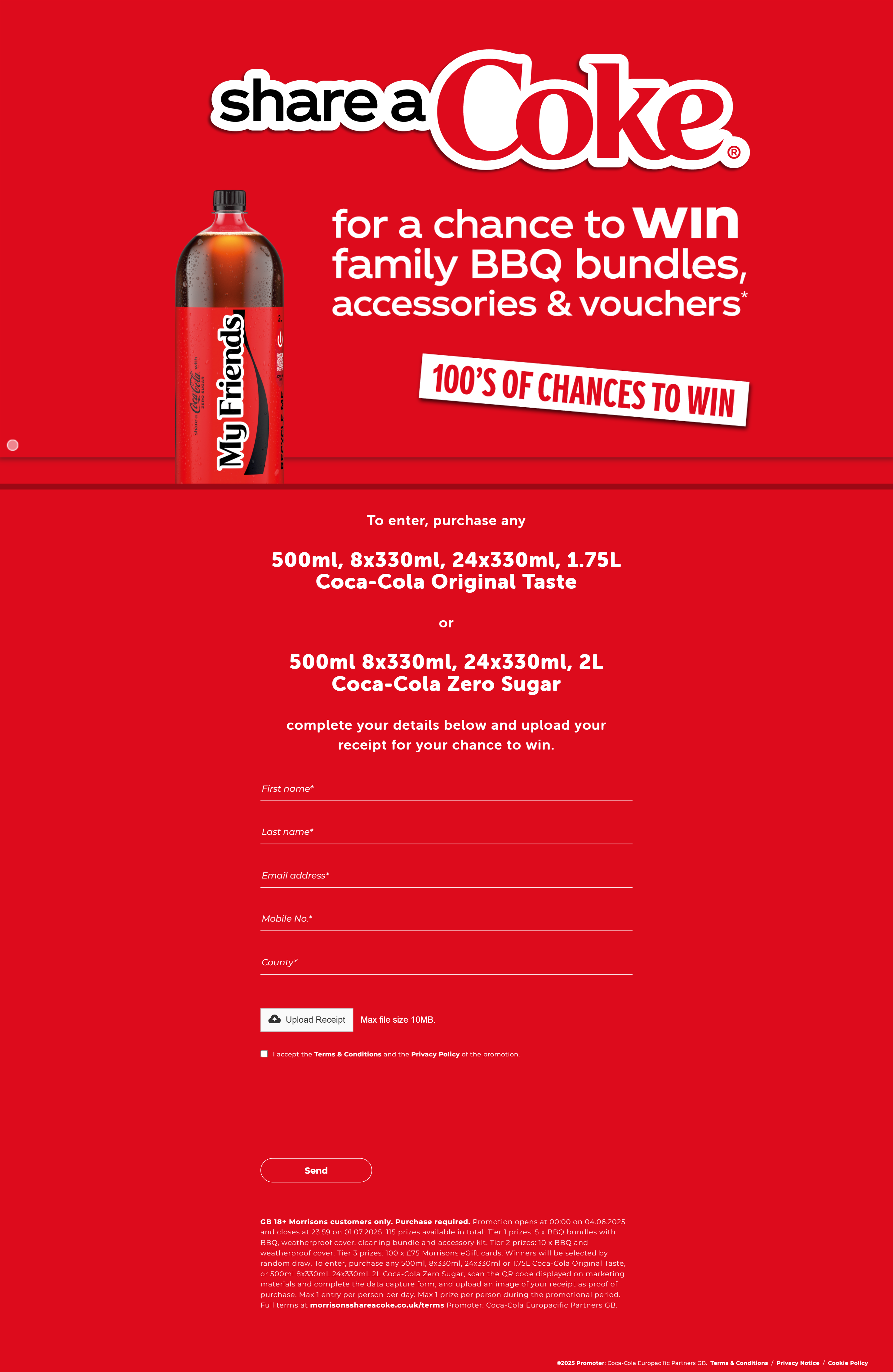 Morrisons x Coca-Cola 'Share A Coke' Promotion
