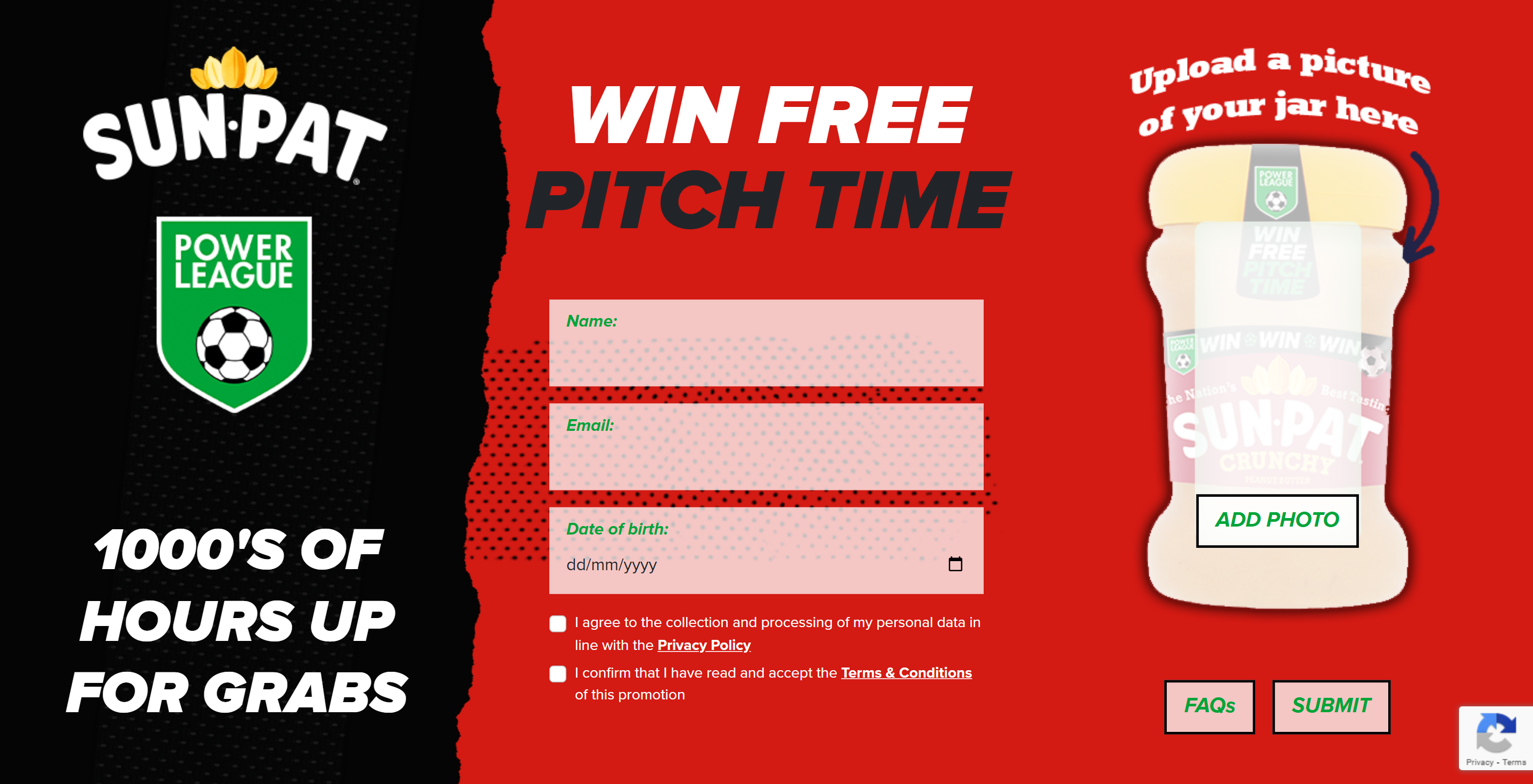 Sun-Pat 'Pitch Time' Winning Moments