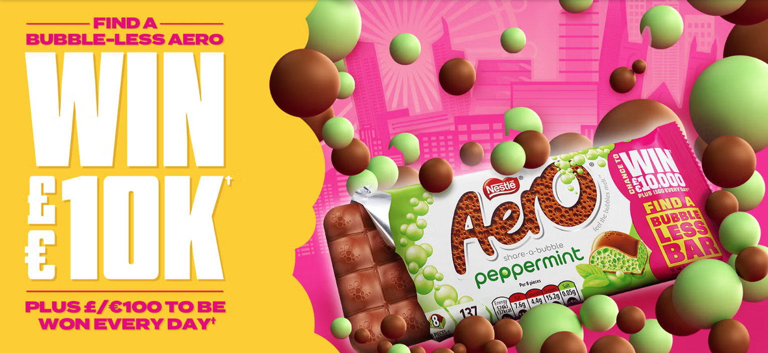 AERO 'Lost Bubbles' Promotion