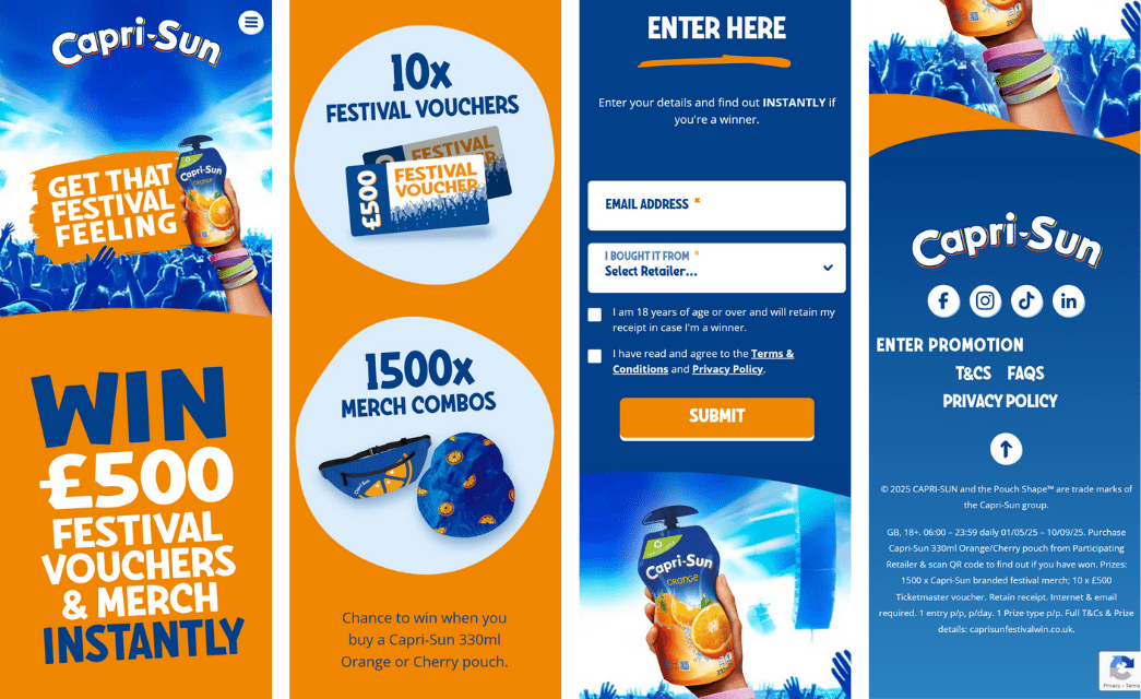 Capri-Sun "Get That Festival Feeling"