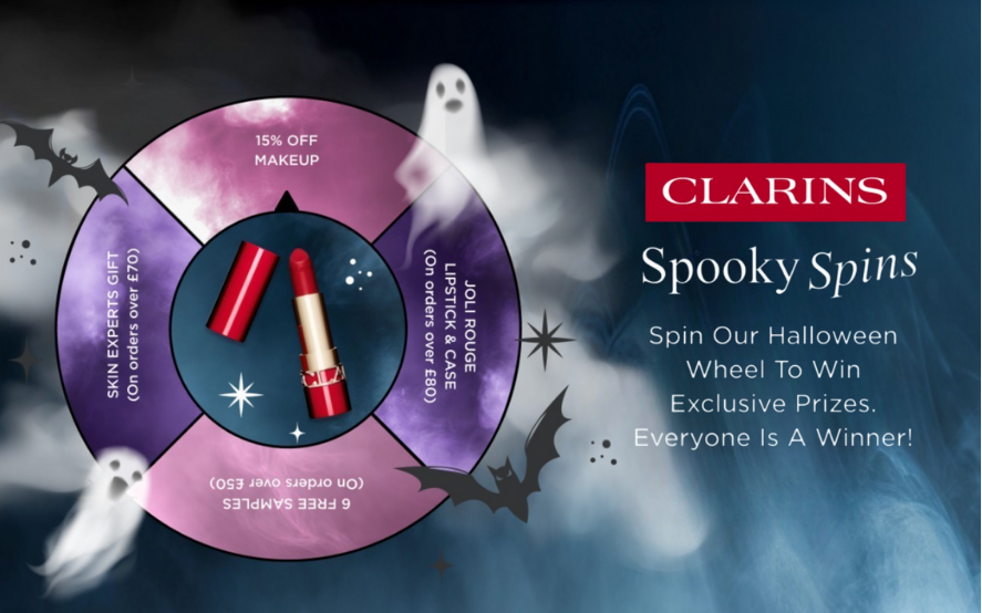 Clarins UK - Spooky Spin Offers