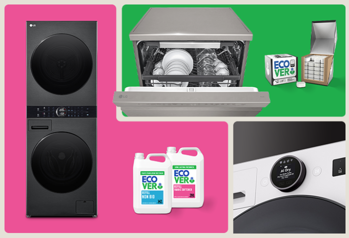 LG x ECOVER 'Dirty Happens. Cleaning is on us.'