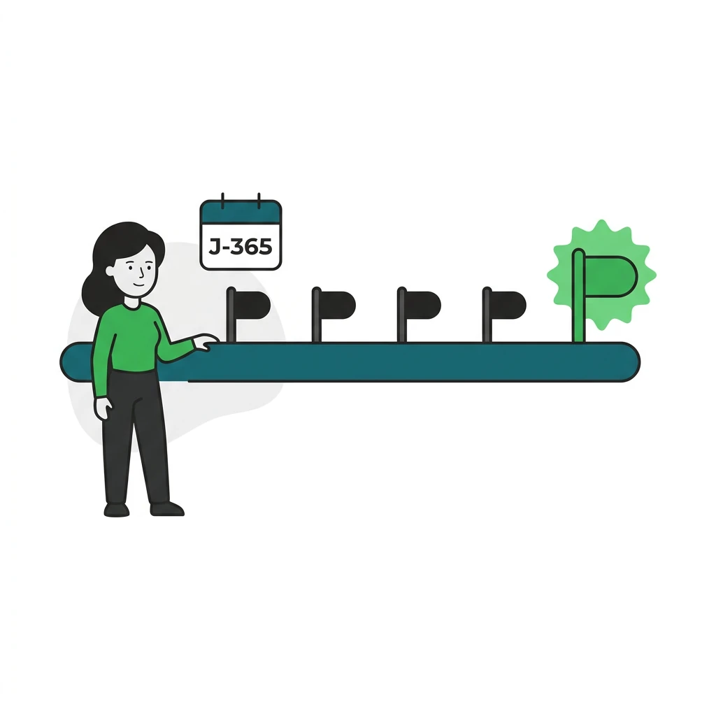Rétroplanning RP levée de fonds : les 6 jalons de J-365 à J+30