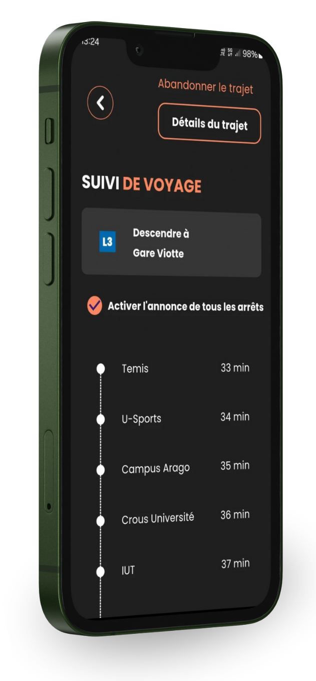 mock up smartphone infos voyageurs