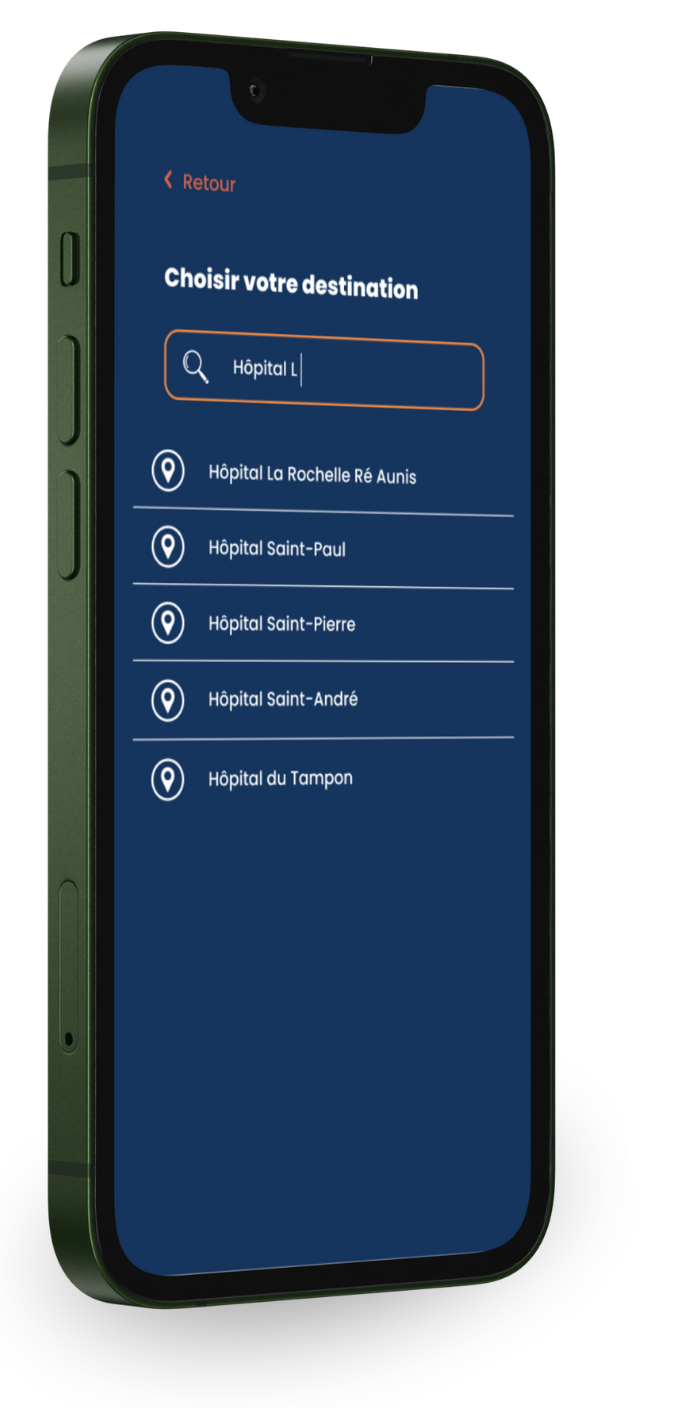 Mock up smartphone de la solution Aladdin