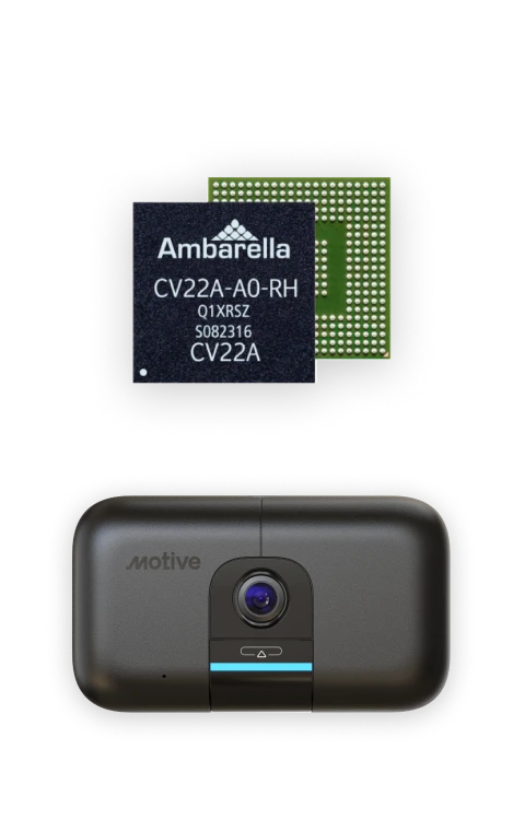 Motive Dashcam Ambarella AI Processor