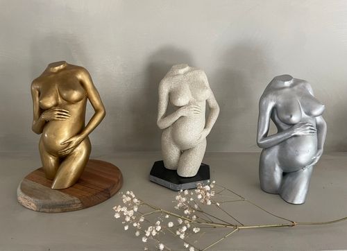 goud zwangerschapsbeeld