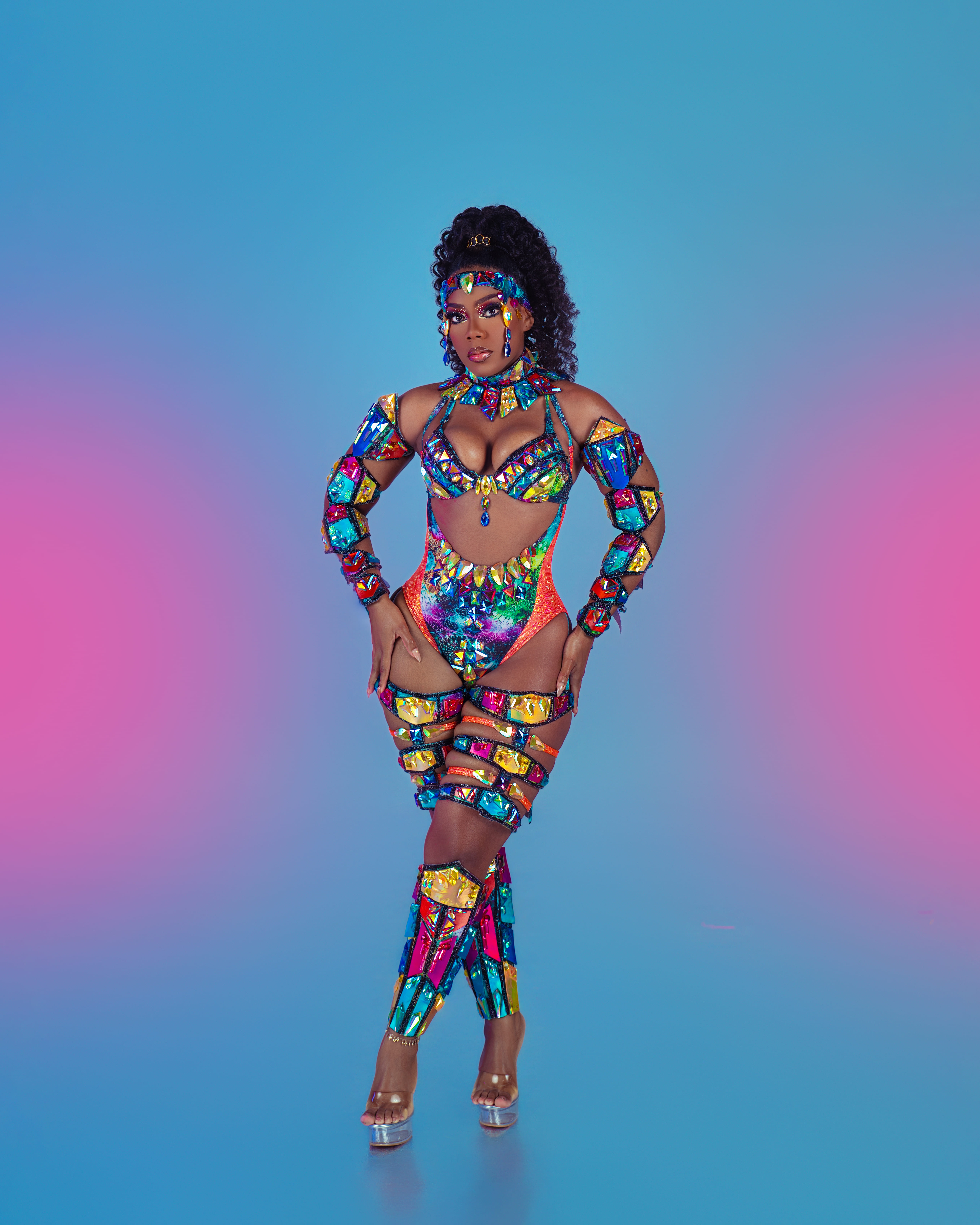 Front of High Waist Backline Bodywear