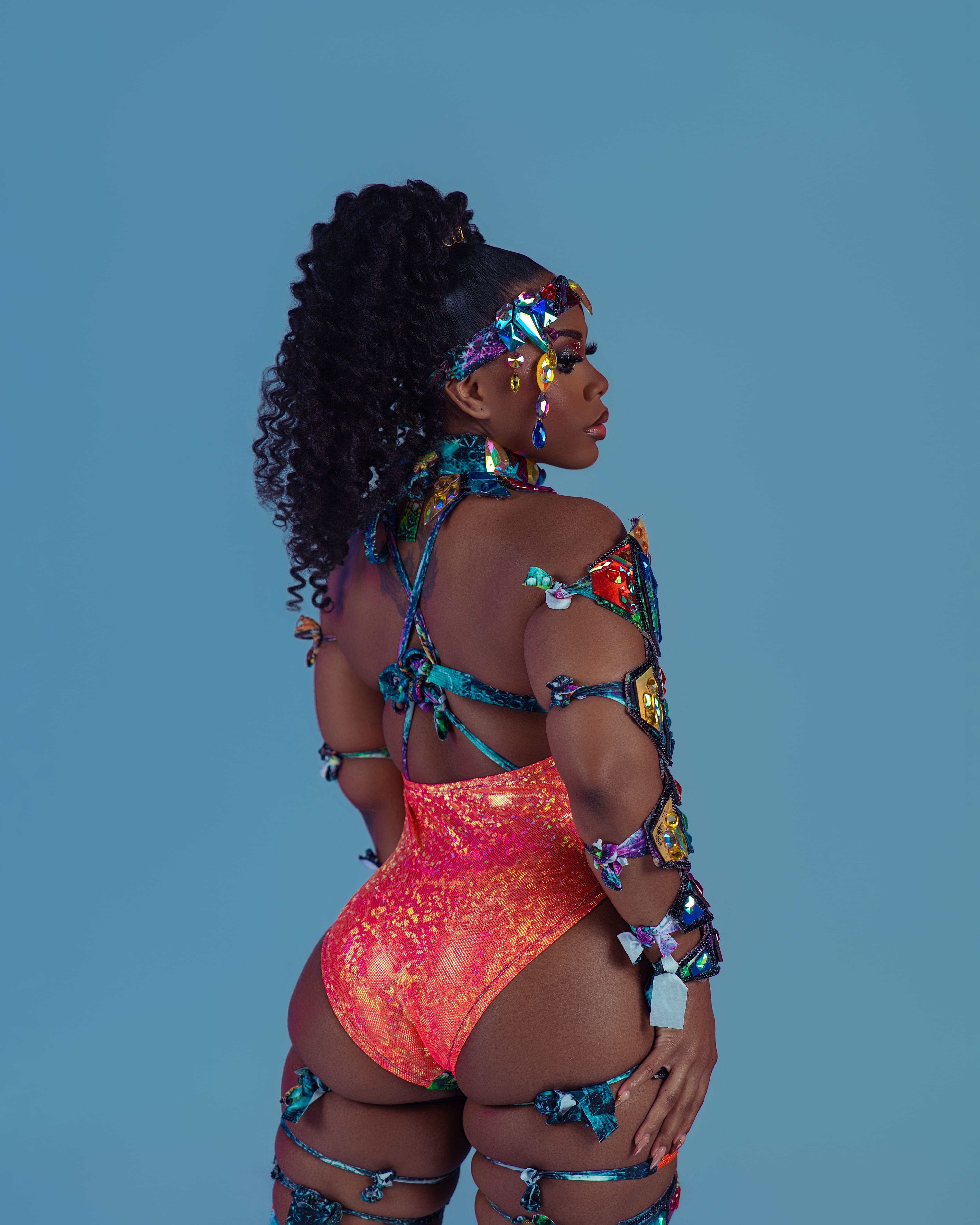 Back of High Waist Backline Bodywear Only