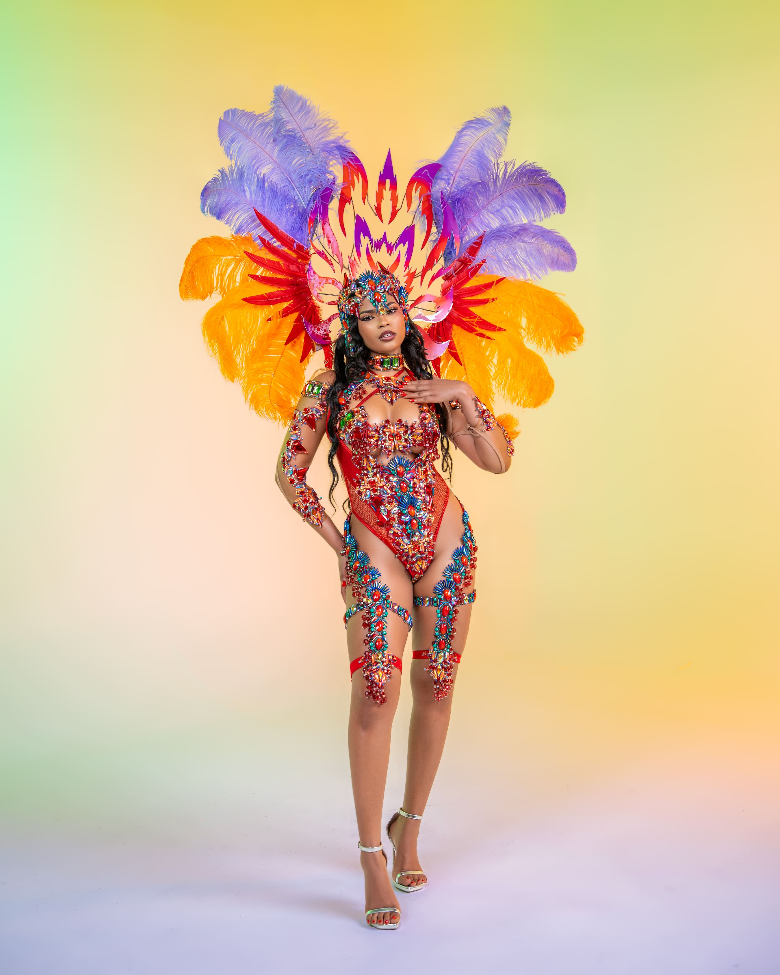 High Waist Backline Bodywear with Backline Backpack