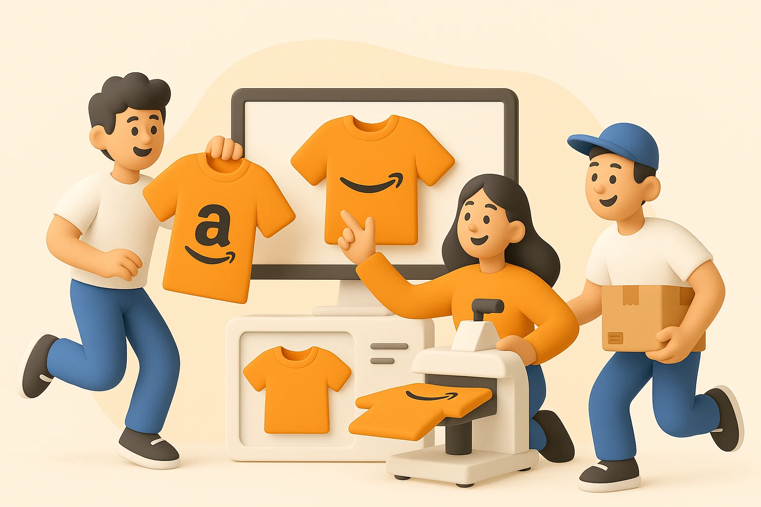 how to do amazon merch on demand