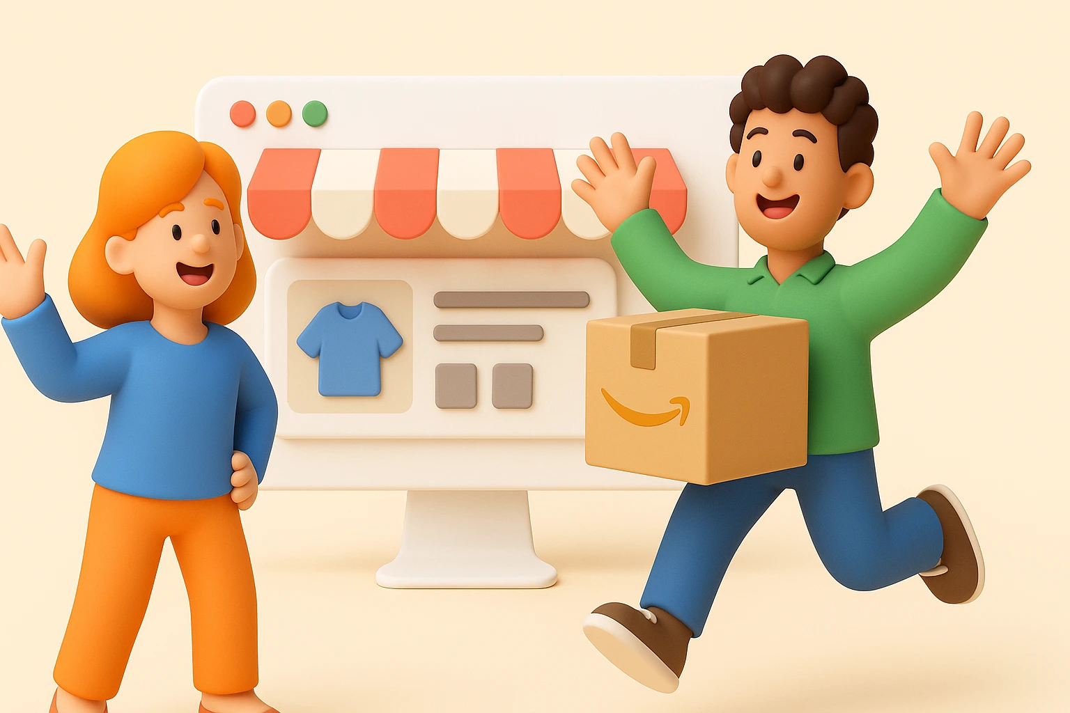 how to create an amazon store page