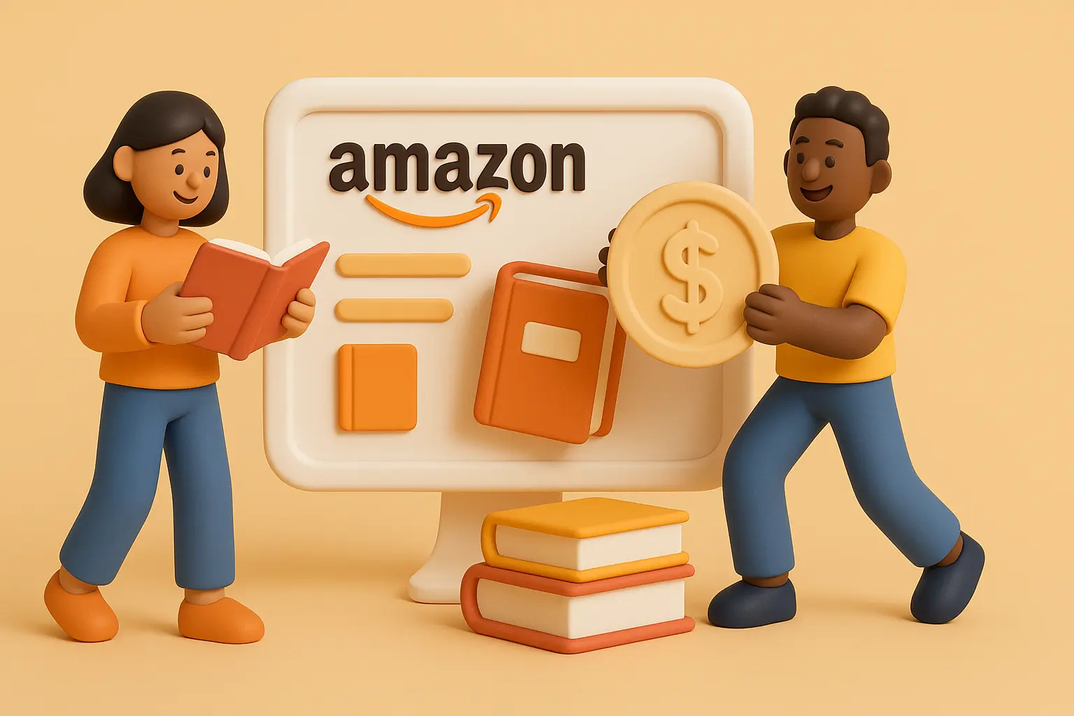 how much does amazon charge for selling books