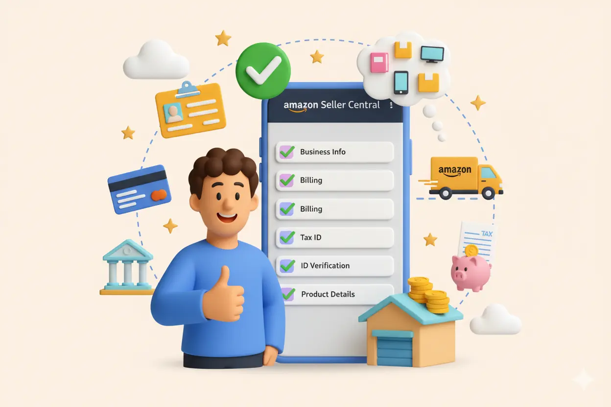 how to setup a amazon seller account