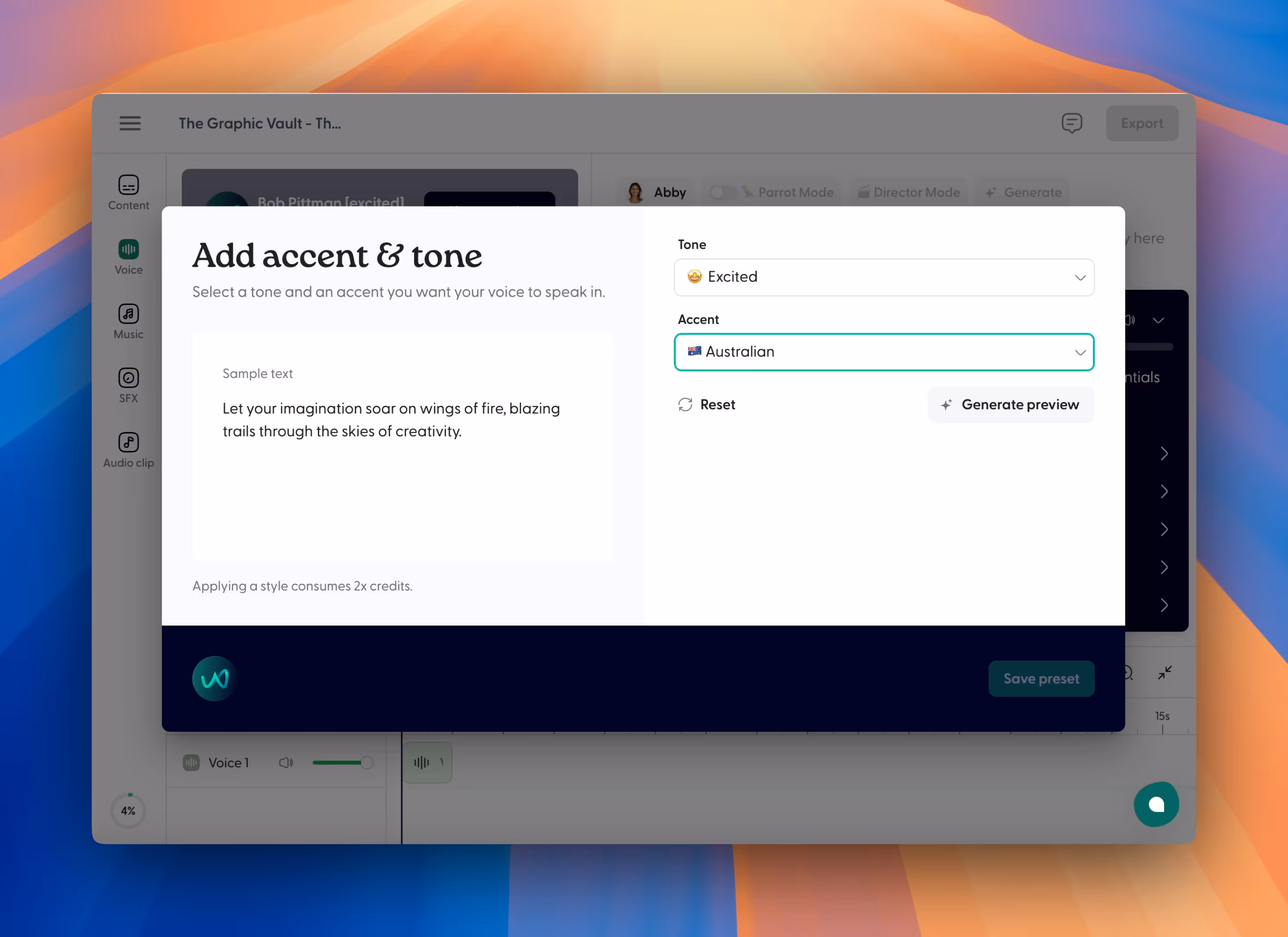 podcast editor audio controls