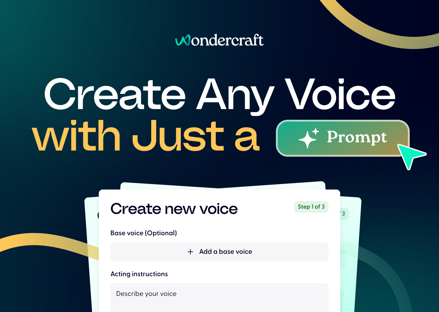 Create Any Voice with Just a Prompt