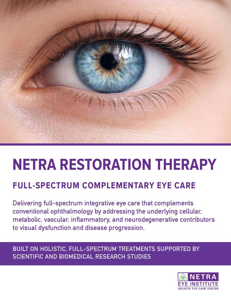 Netra Restoration Therapy full-spectrum brochure