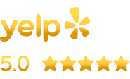 5 Star rating on Yelp