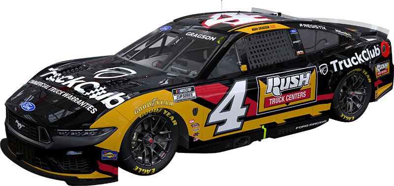 Rush Truck Centers and TruckClub No. 4 Front Row Motorsports Ford Mustang driven by Noah Gragson