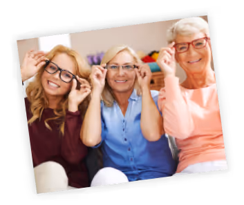 A group of women sitting next to each other